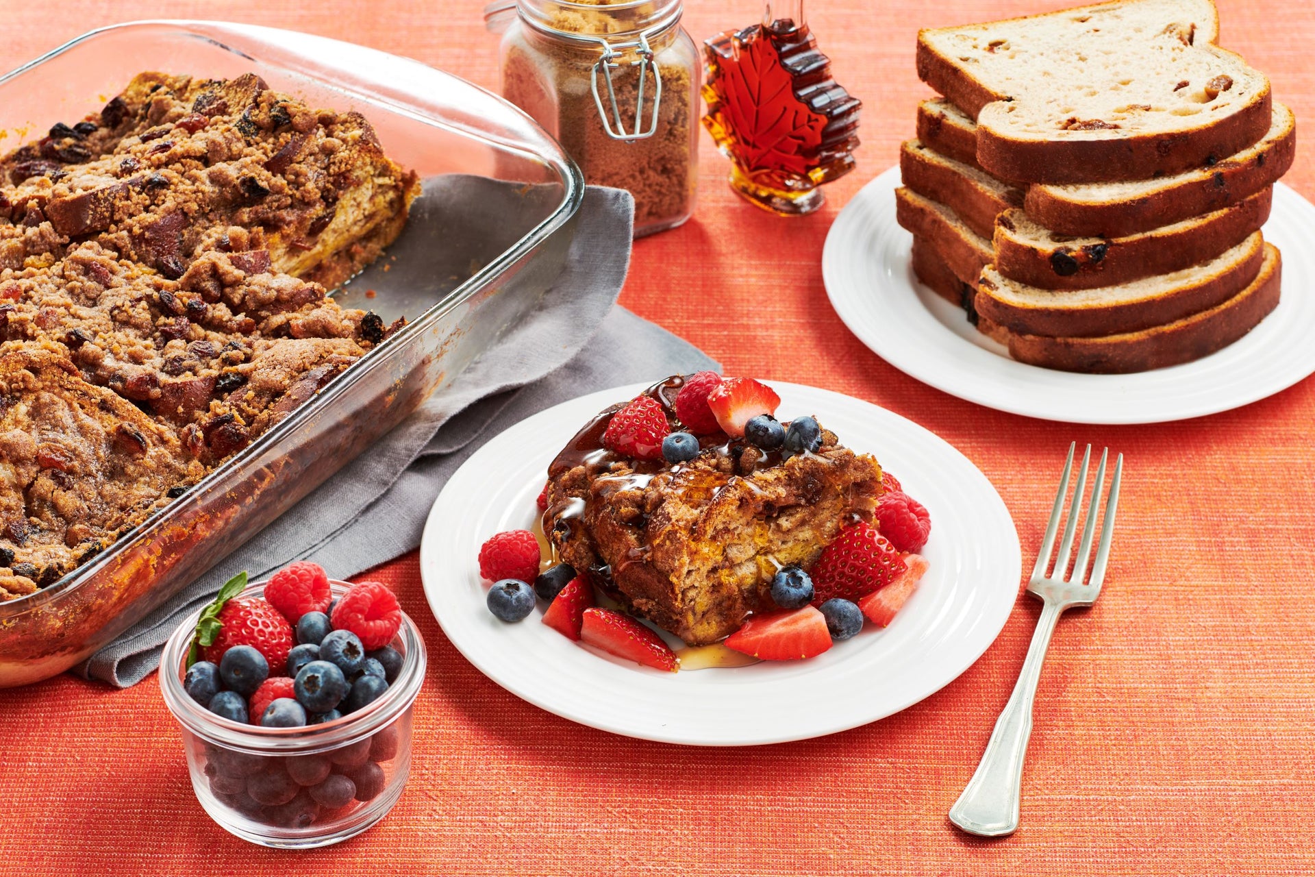 Baked Cinnamon Raisin French Toast