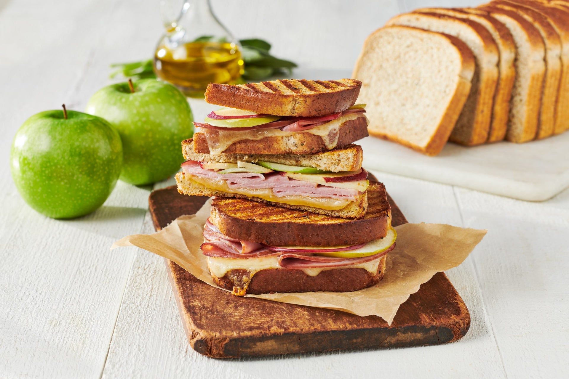 Havarti, Ham & Apple Panini