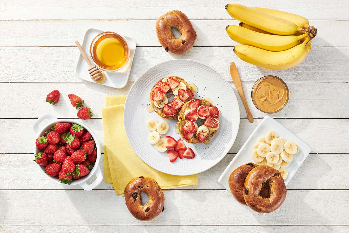 Peanut Butter, Honey & Fresh Fruit