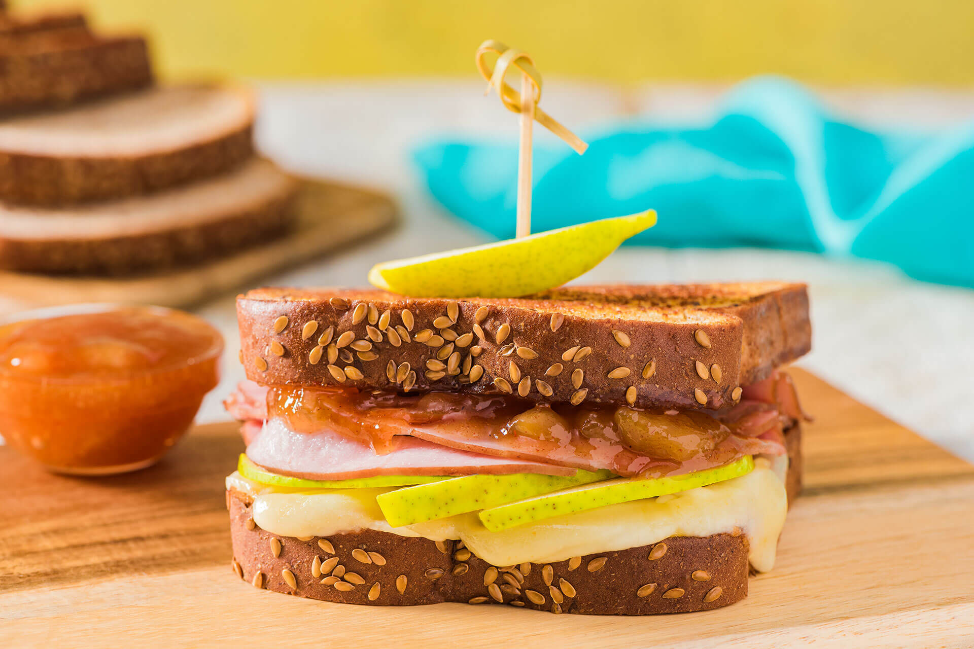 Provolone and Ham Melt