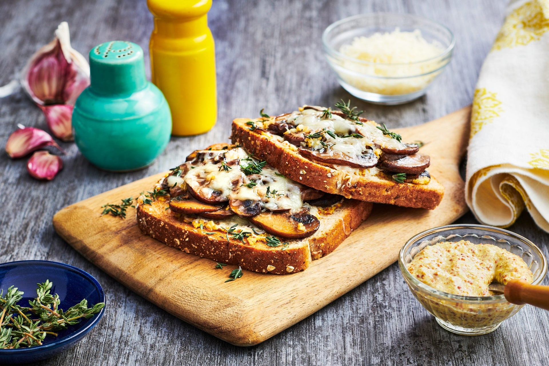 Mushroom & Swiss Cheese Bites